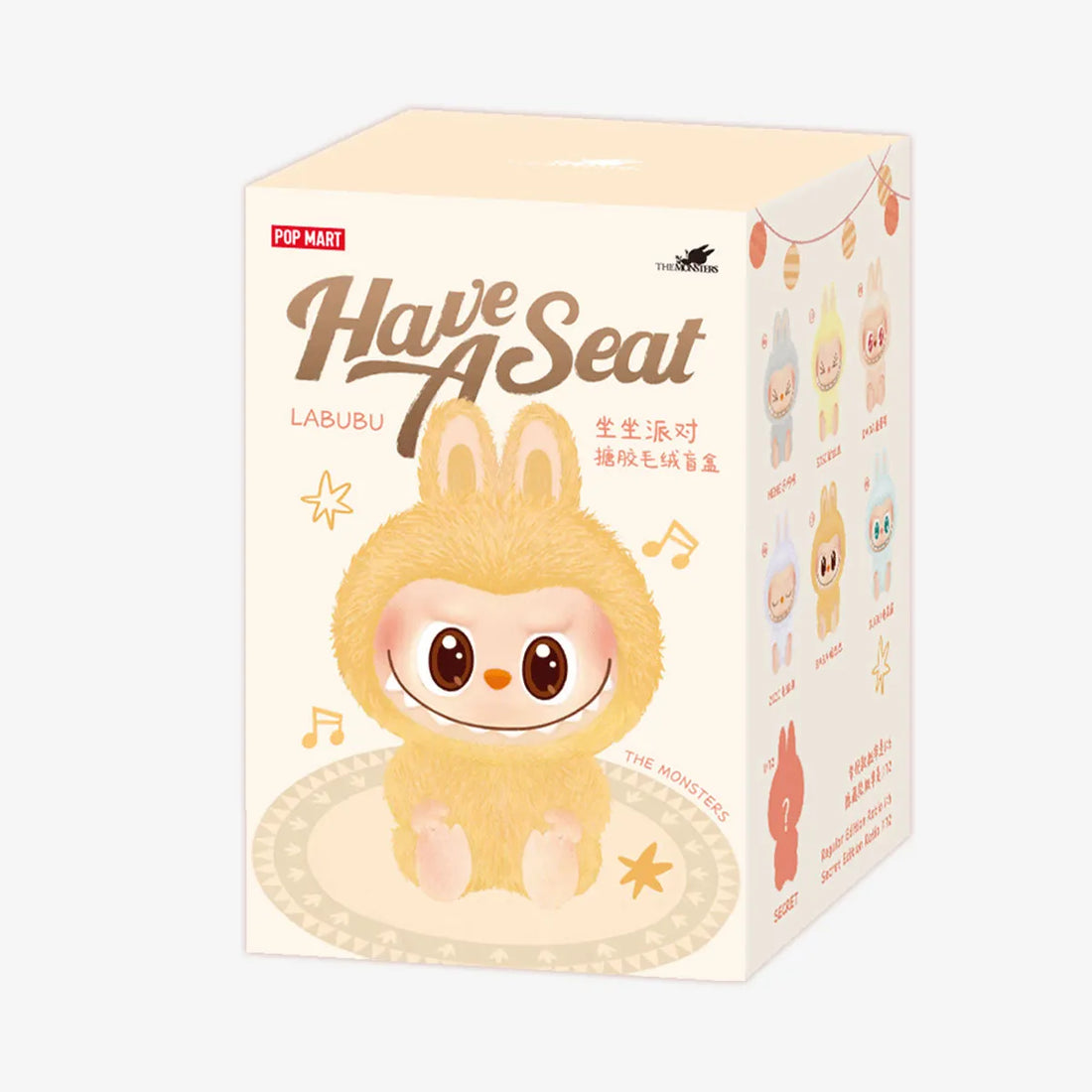 The Monsters - Labubu Have a Seat Series Vinyl Plush Blind Box [Authenticity Guarantee]