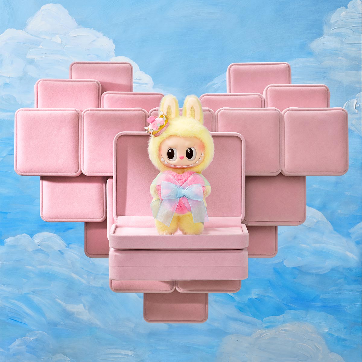 The Monsters - Labubu Let's Checkmate Vinyl Plush Hanging Card [Authenticity Guarantee]